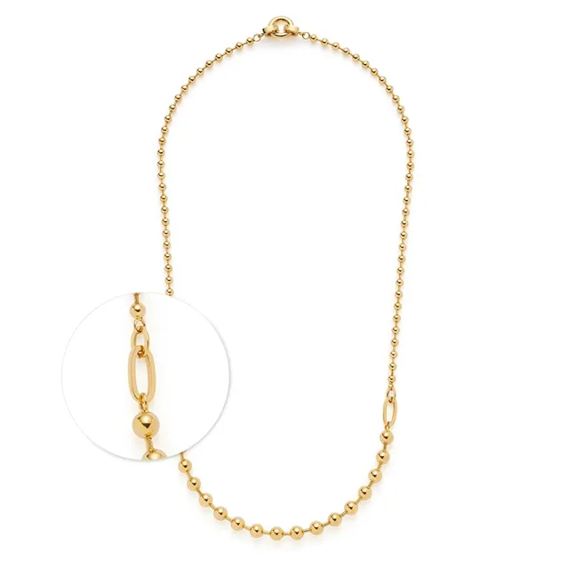 leonardo-dotty-collier-dor-60-cm-clip-mix-boules image 1