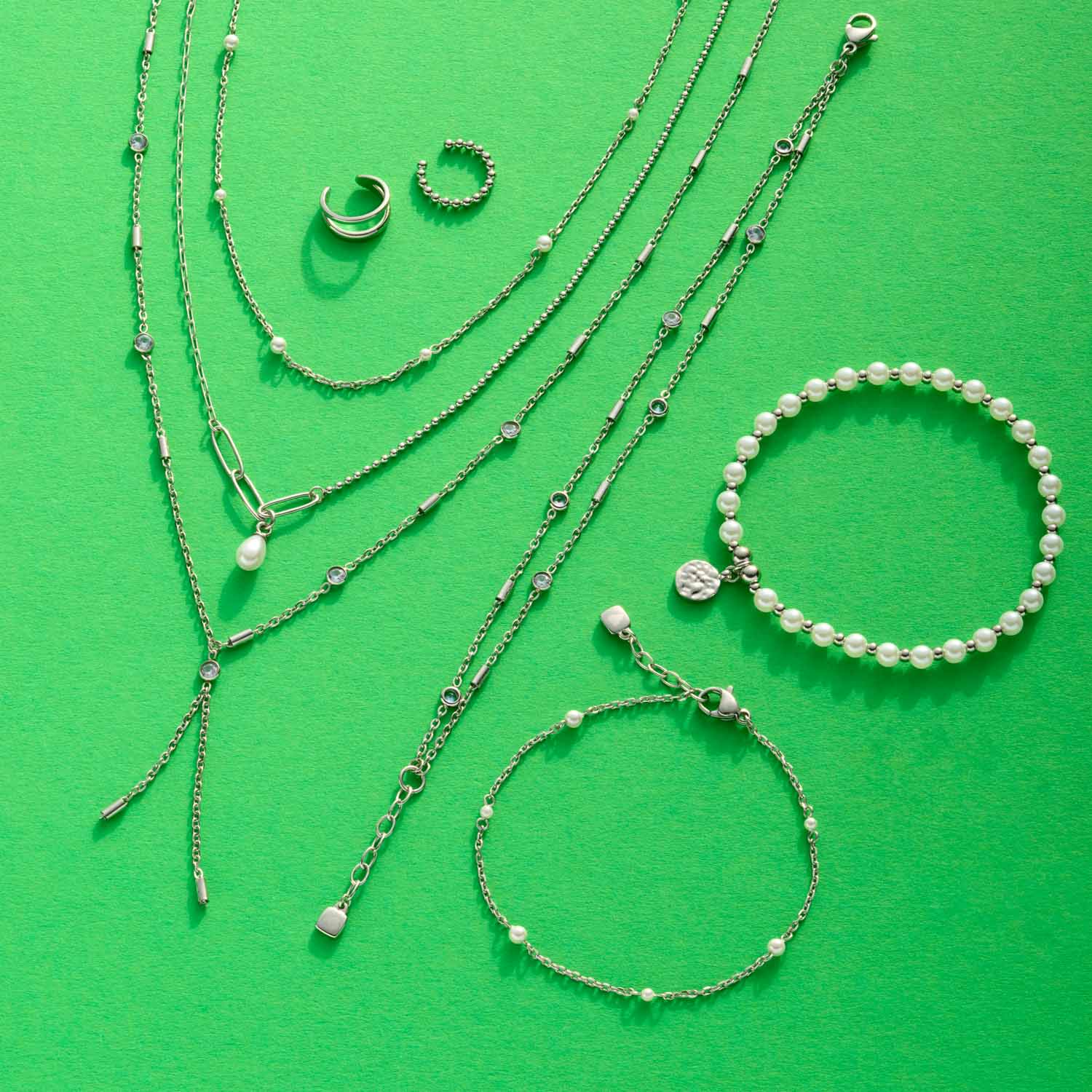 leonardo-francis-ciao-bracelet-argent-double-cha-ne image 4