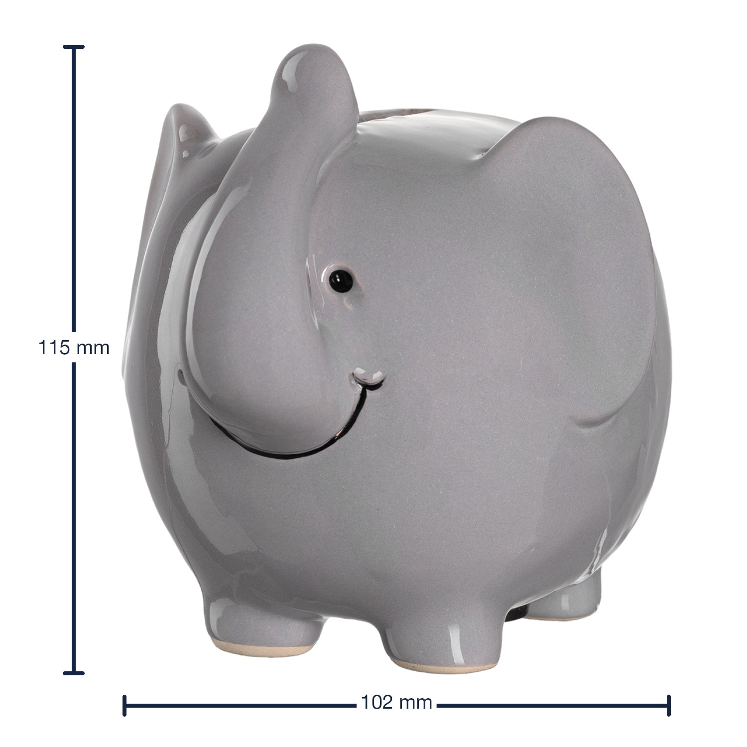 leonardo-bambini-tirelire-12-cm-l-phant-gris-enfant image 2