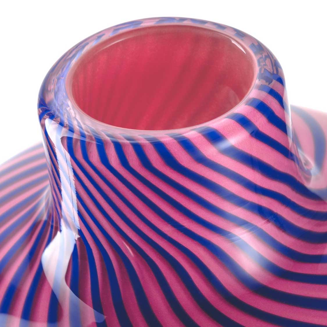 leonardo-filo-colori-vase-rose-16-cm-verre-fait-main image 4