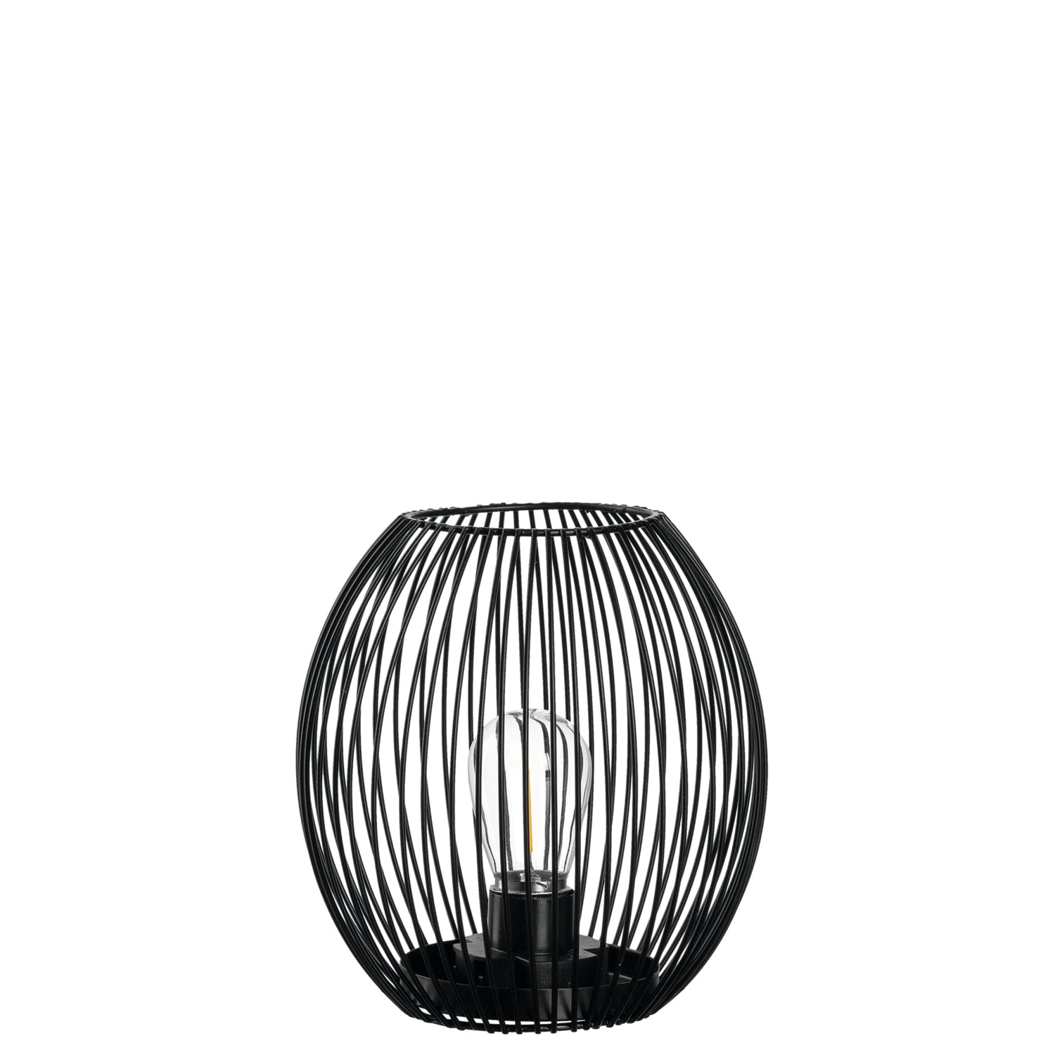leonardo-casolare-lanterne-led-verre-noire-18-cm image 1