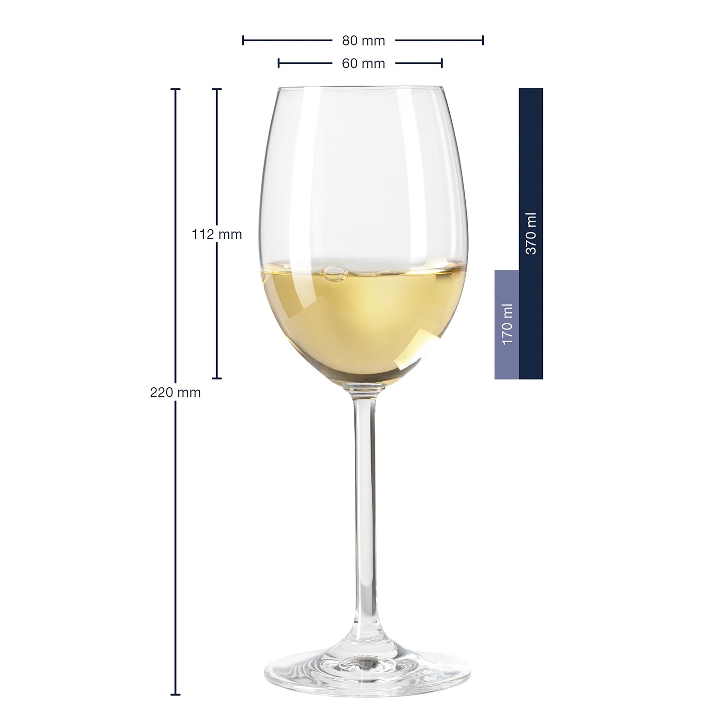 leonardo-daily-verre-vin-blanc-370-ml-gravure-personnalis-e image 3