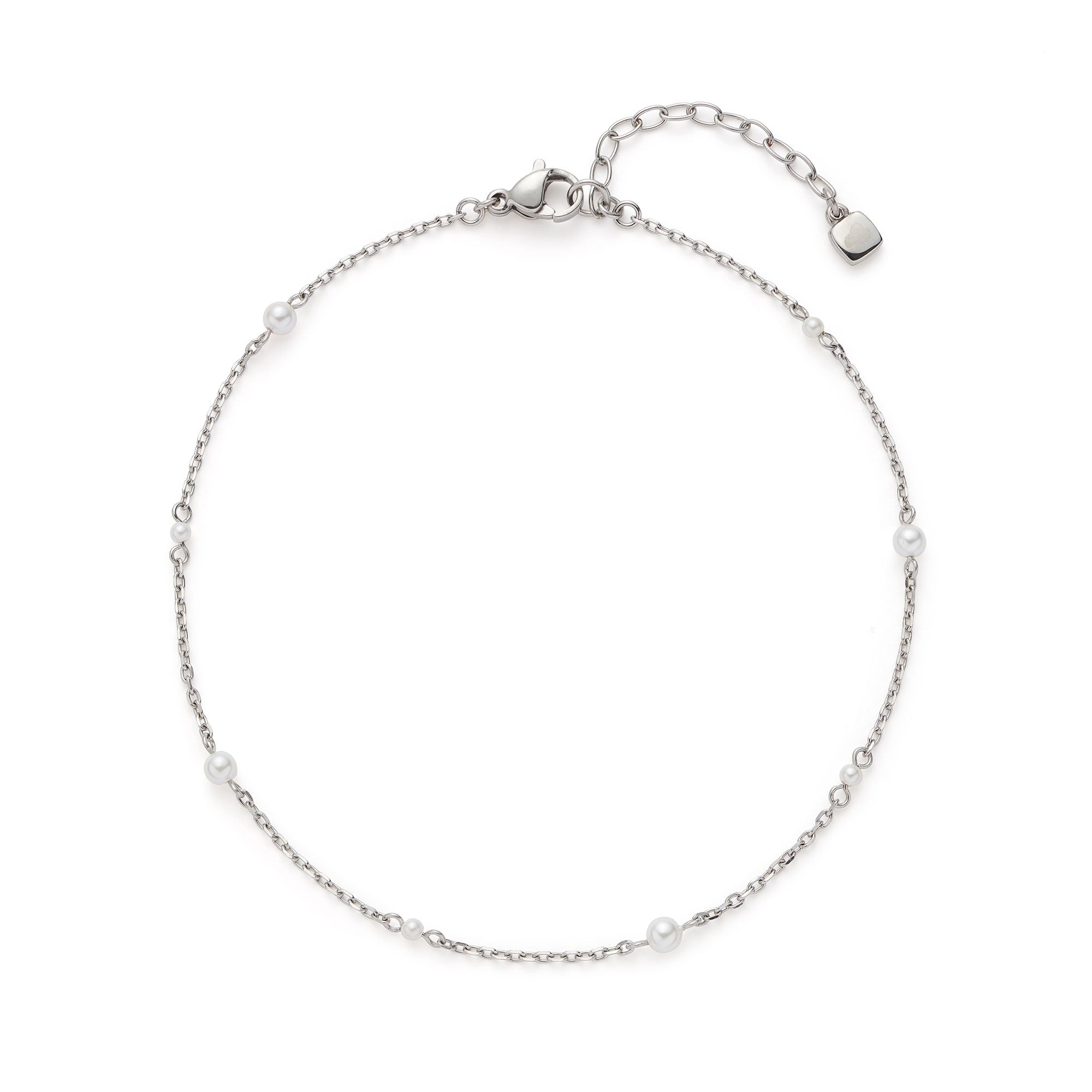 leonardo-navina-ciao-bracelet-de-cheville-perles-blanches image 1