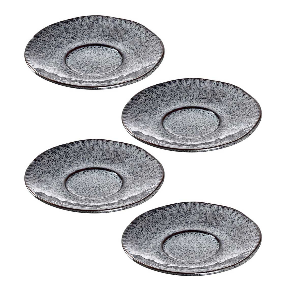leonardo-matera-soucoupe-15-cm-anthracite-lot-4-c-ramique image 1