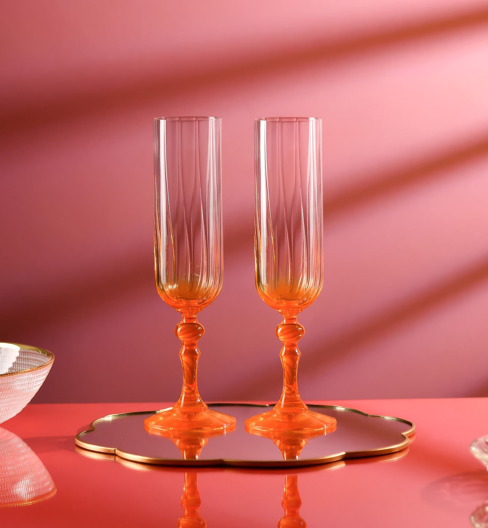 krosno-bubble-fl-te-champagne-pied-orange-200-ml image 3