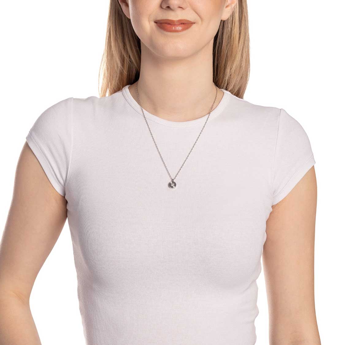 leonardo-isabelle-45-collier-argent-zirconia image 3