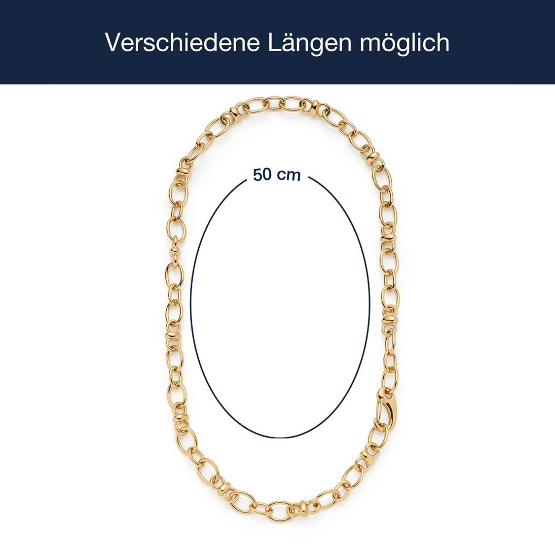 leonardo-virginia-collier-50-cm-dor-maillons-ovales image 4