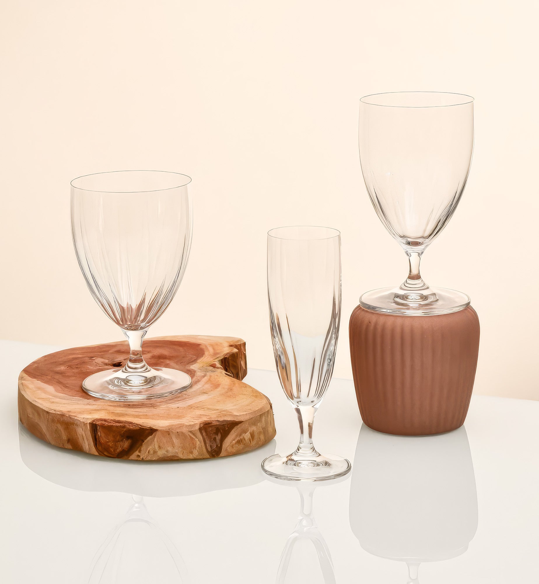 krosno-prima-lumi-verre-eau-440-ml-stri image 2
