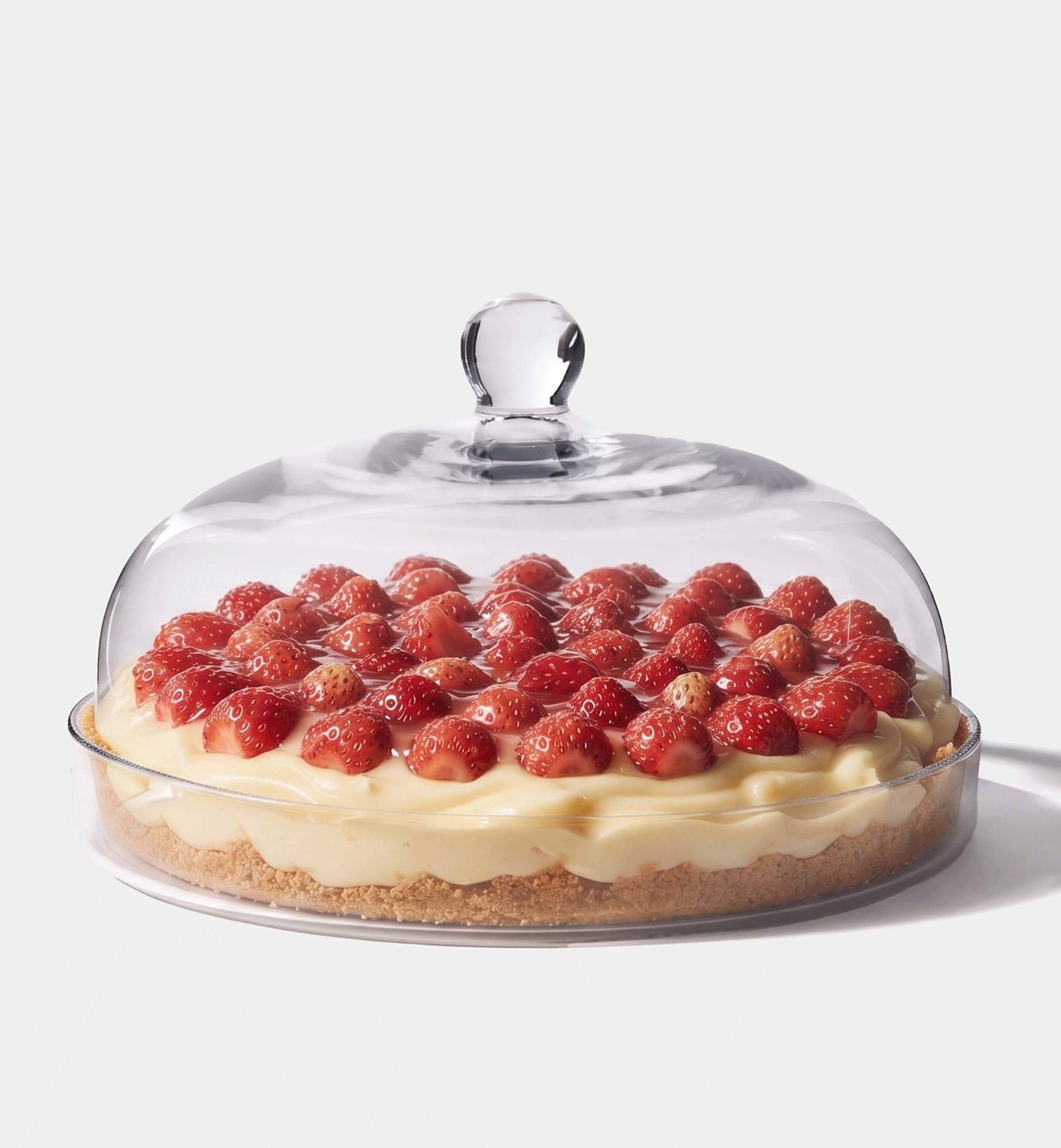 krosno-elite-plat-g-teau-avec-cloche-28-cm-cristal image 3