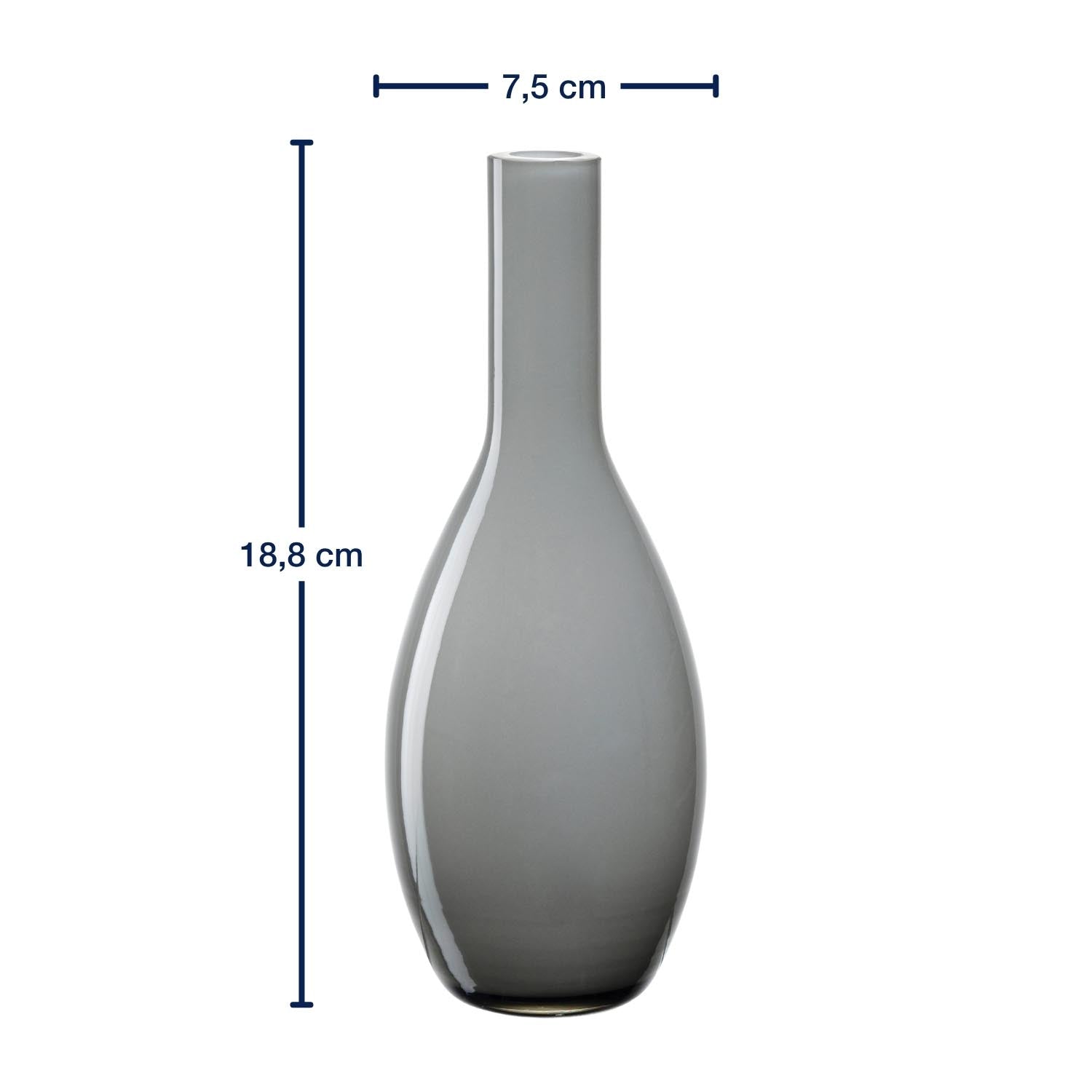 leonardo-beauty-vase-en-verre-18-cm-gris-bouche image 3