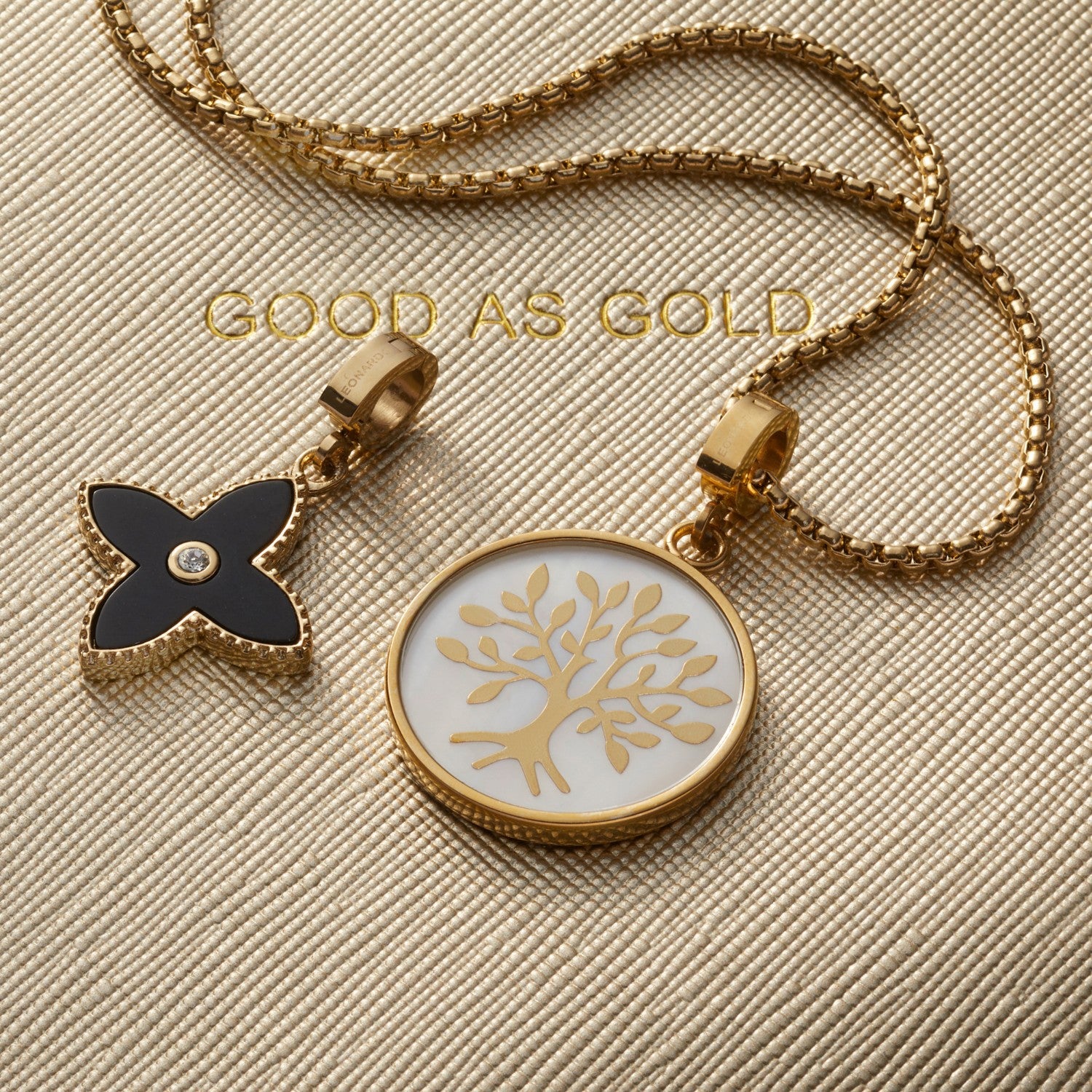 leonardo-clip-mix-mahina-pendentif-arbre-de-vie-dor-gravure image 4