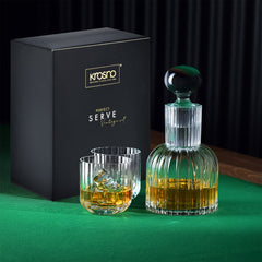 krosno-marszalkowska-carafe-eau-650-ml-2-verres-stri-s image 5