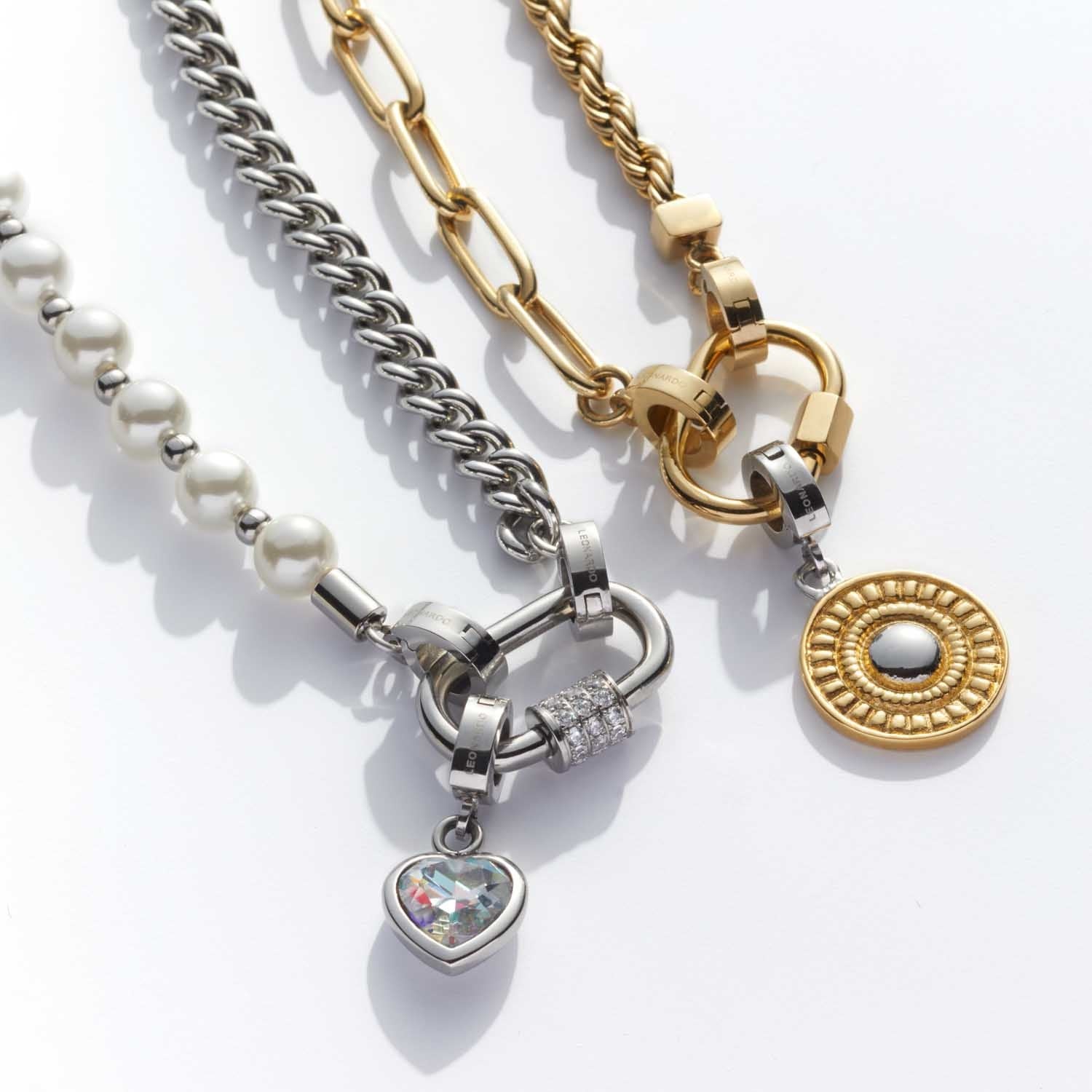 leonardo-clip-mix-estrella-collier-cha-ne-45-cm-dor image 5