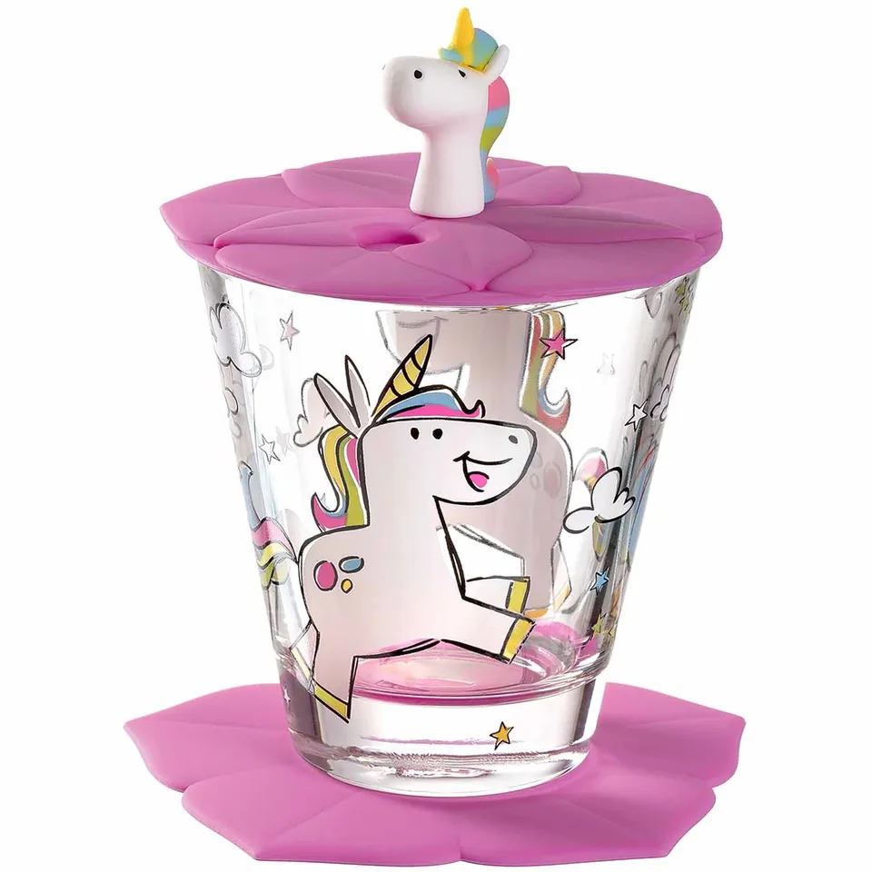 leonardo-bambini-gobelet-enfant-licorne-set-3-pi-ces image 1