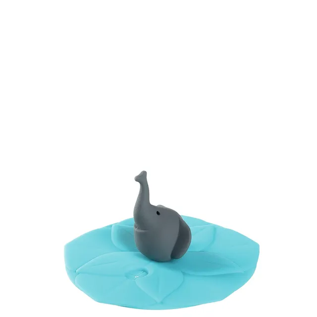 leonardo-bambini-couvercle-verre-enfant-l-phant-turquoise-9-cm image 1