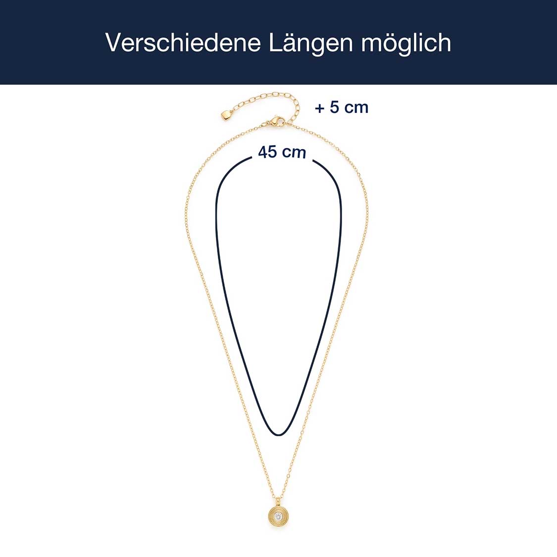 leonardo-isabelle-45-collier-or-zirconia-blanc image 4