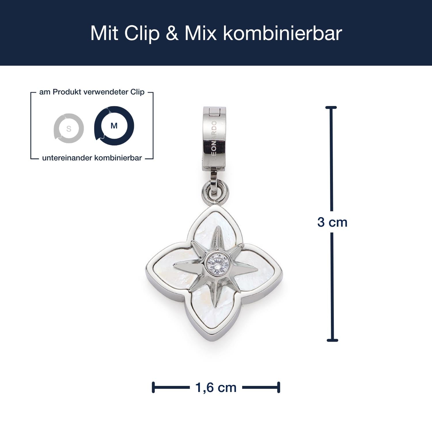 leonardo-clip-mix-reija-pendentif-acier-nacre-blanc-16-mm image 4