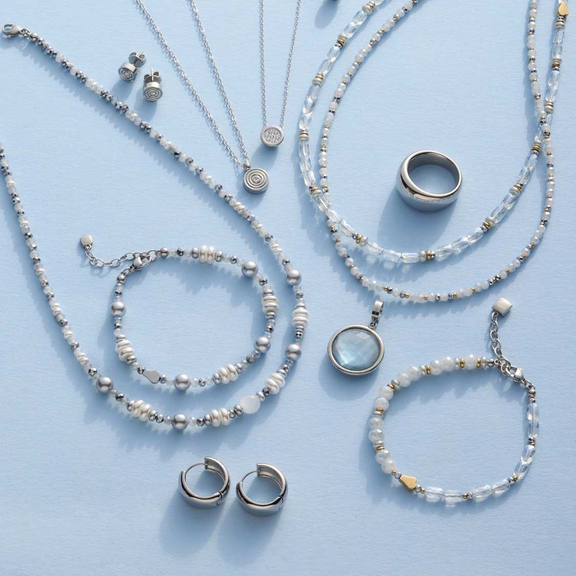 leonardo-isabelle-45-collier-argent-zirconia image 6