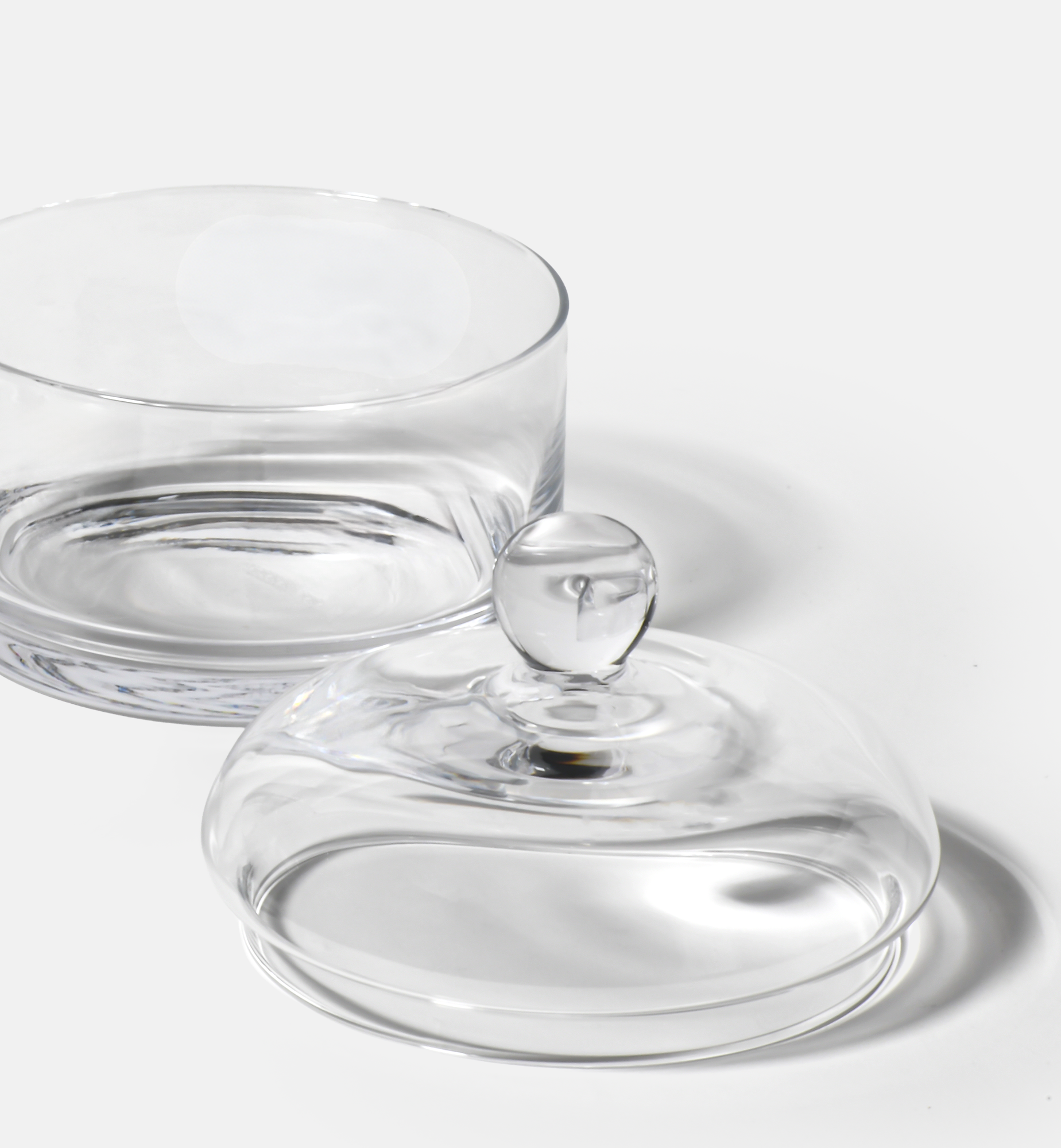 krosno-bocal-verre-avec-couvercle-lot-3-sucrier image 4