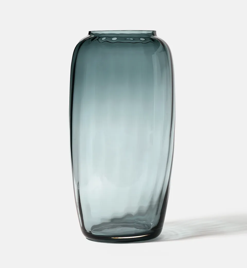 krosno-ballerina-vase-aquamarine-40-cm-cristal-fait-main image 1