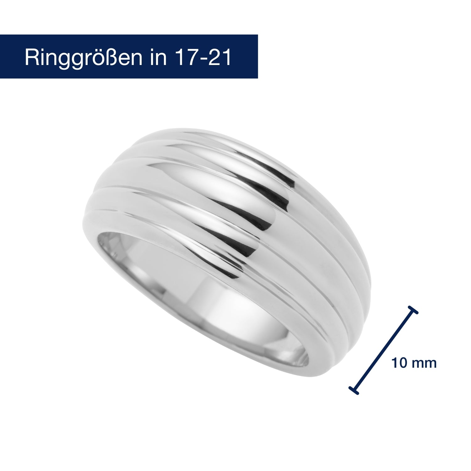 leonardo-elisabeth-bague-taille-19-argent-e-acier image 4