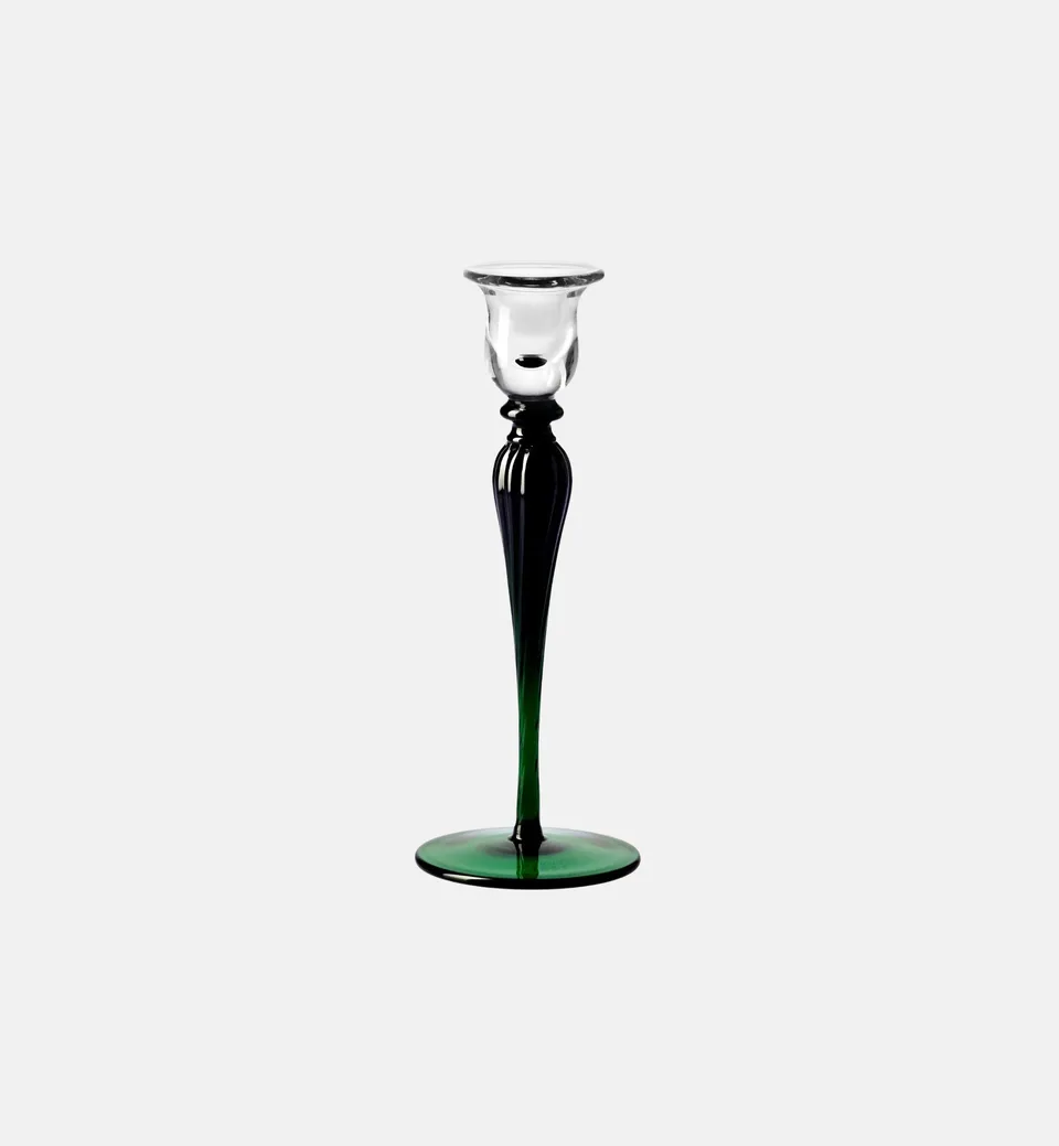 krosno-heritage-bougeoir-cristal-meraude-25-cm image 1