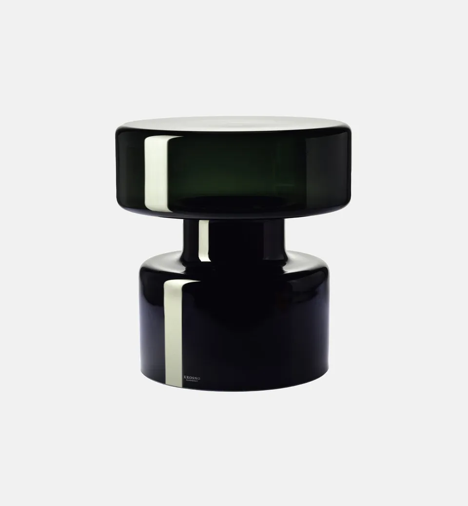 krosno-02-table-basse-verre-graphite-fait-main image 1