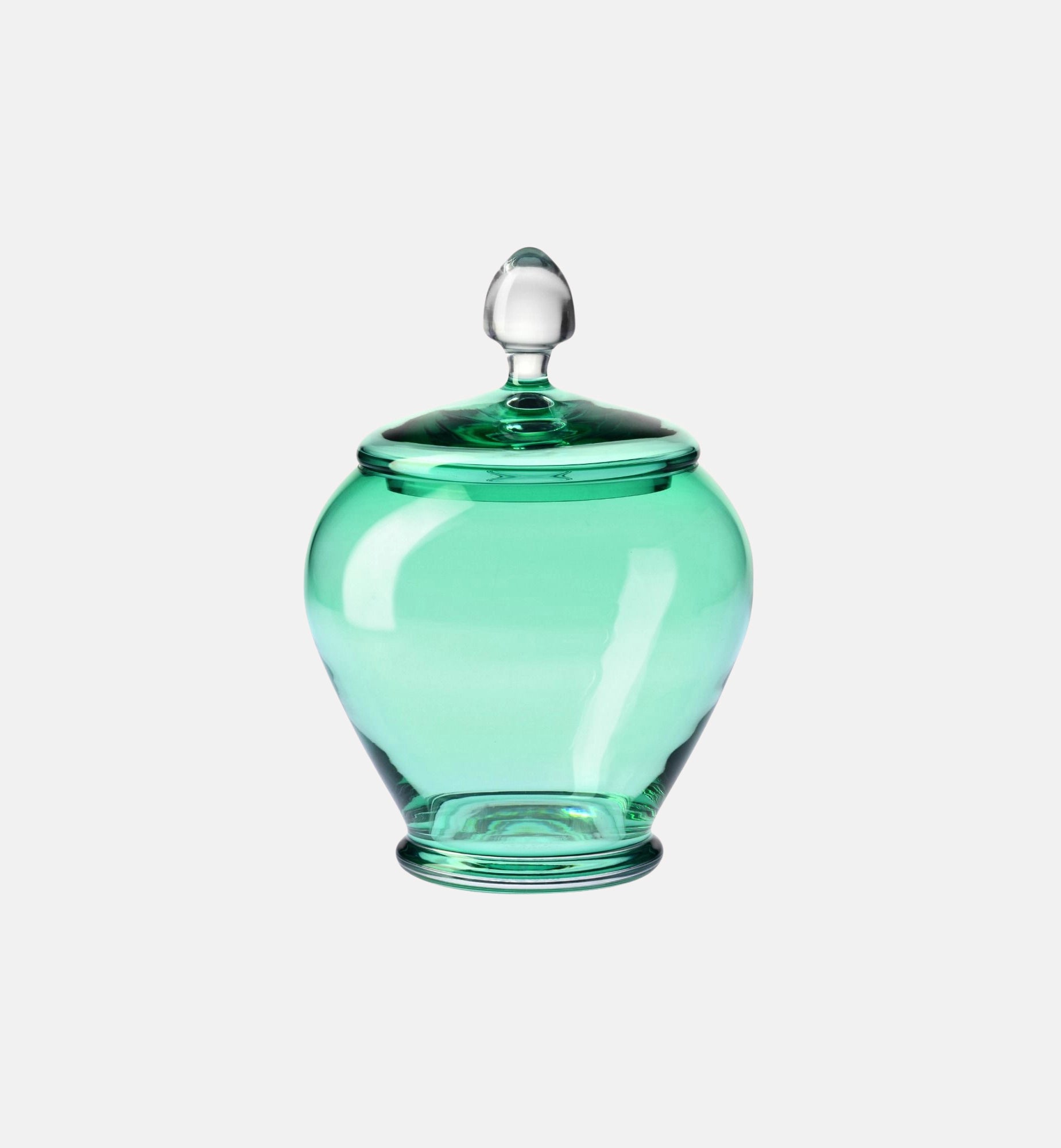 krosno-the-palace-bocal-verre-4-l-vert-meraude-couvercle image 1