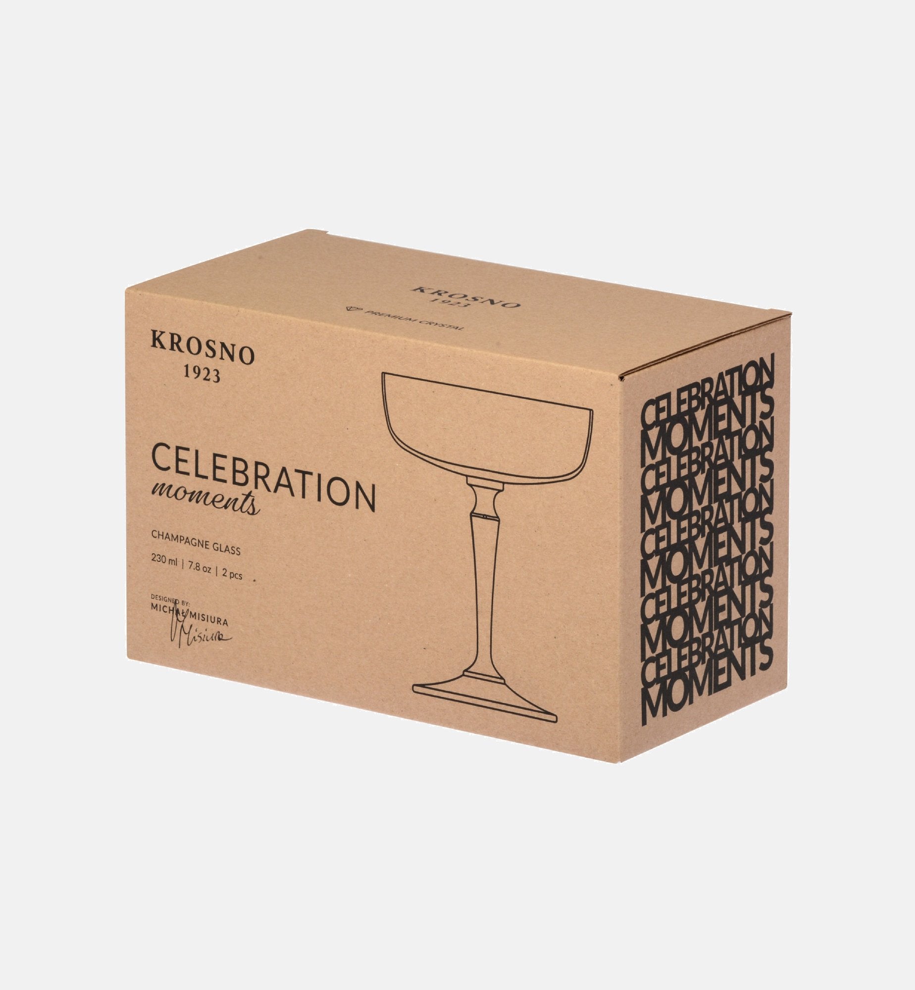 krosno-celebration-coupe-champagne-pied-rose-230-ml image 7