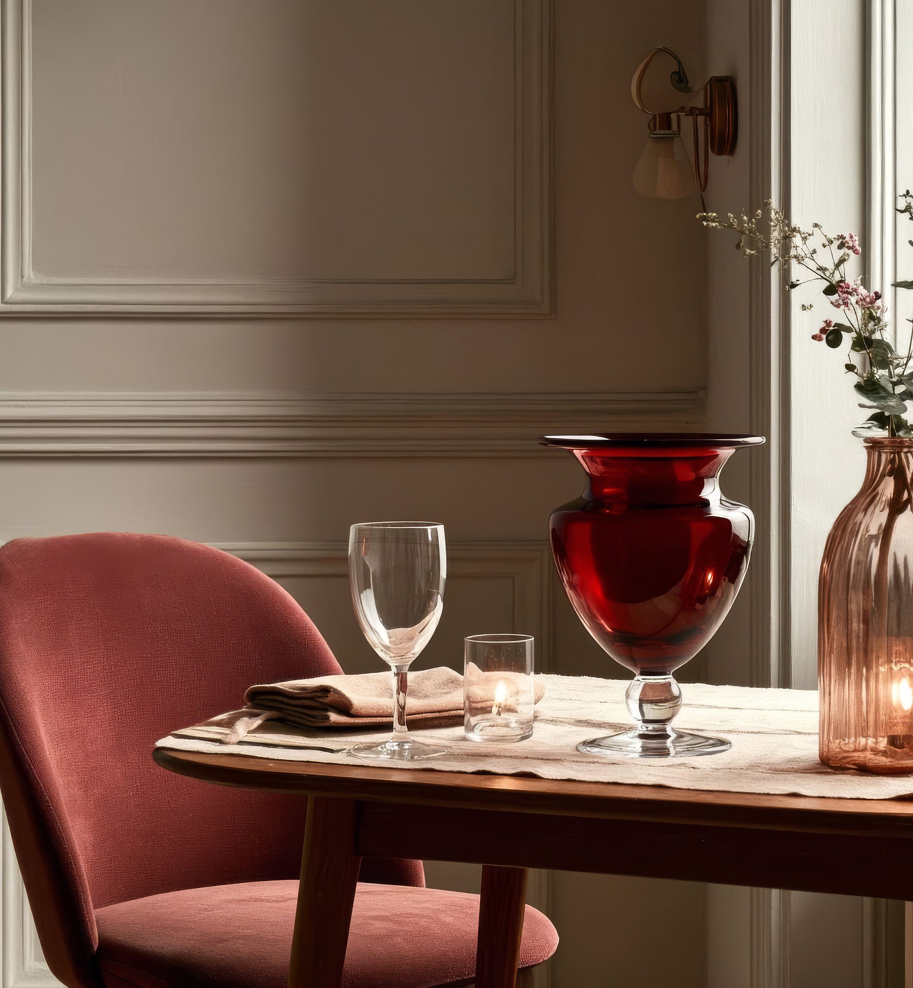 krosno-the-palace-5253-vase-cristal-rubis-26-cm image 3