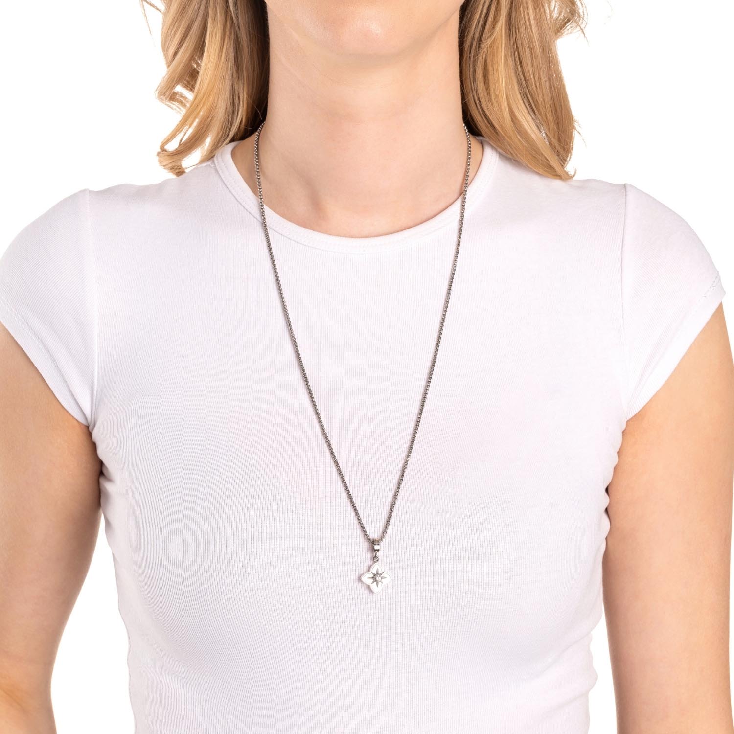 leonardo-clip-mix-reija-pendentif-acier-nacre-blanc-16-mm image 3