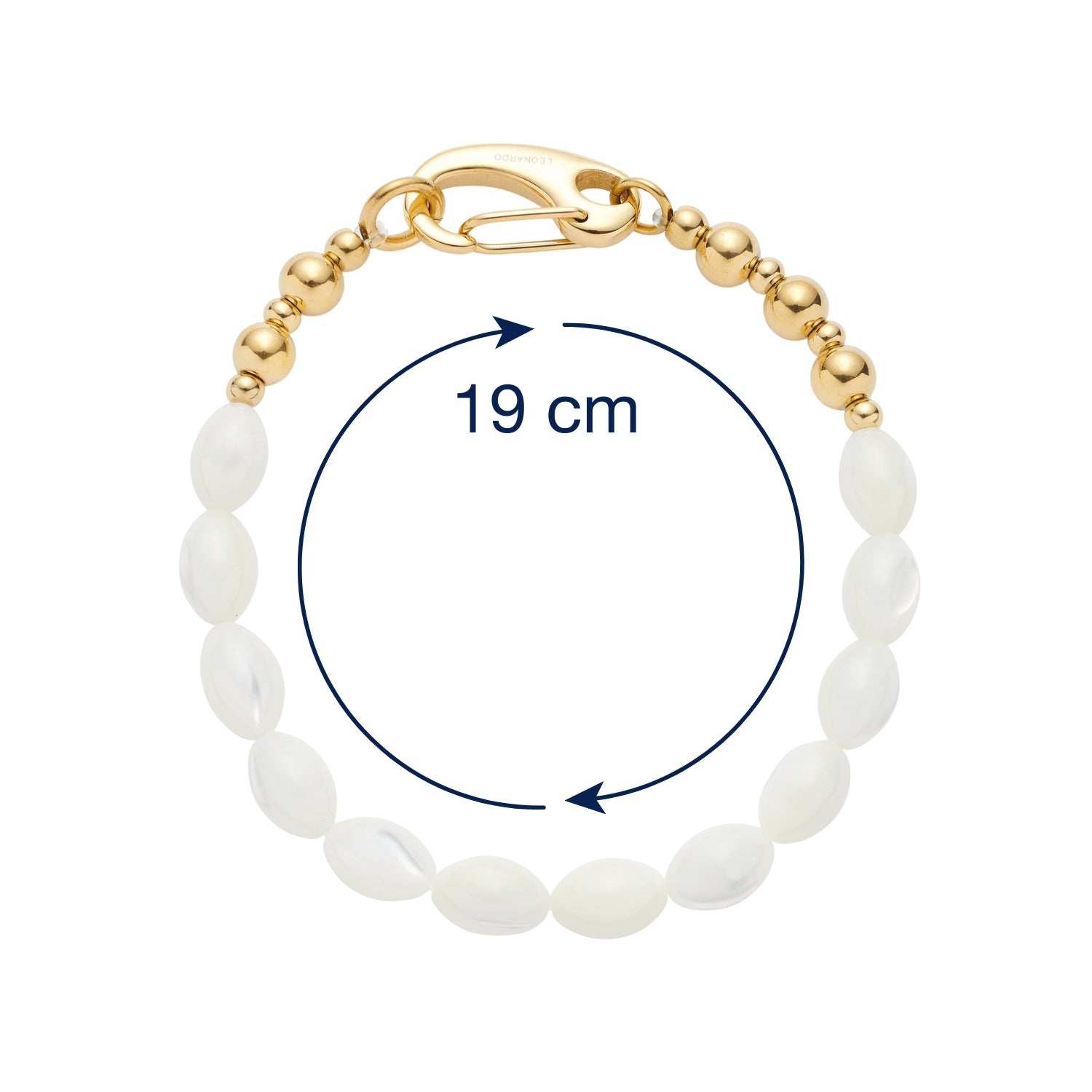 leonardo-patsy-bracelet-perles-dor-nacr image 3