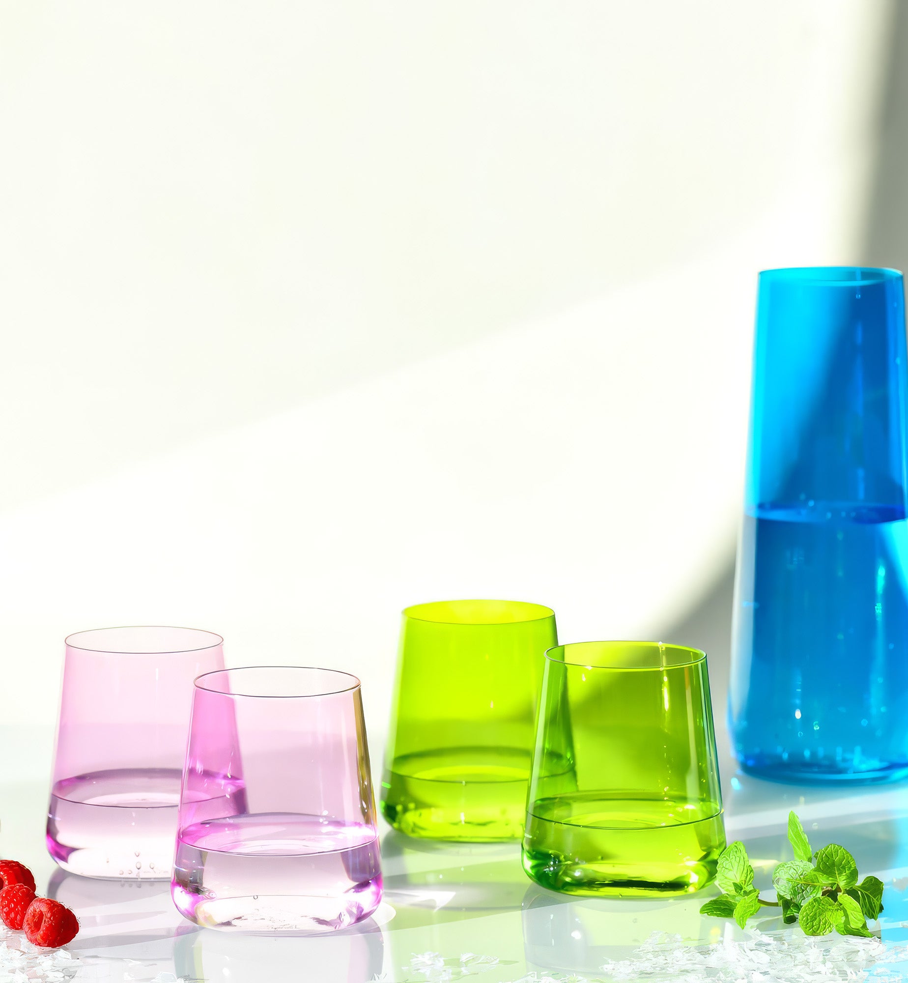 krosno-avant-garde-deco-verres-color-s-carafe-5-pcs image 5