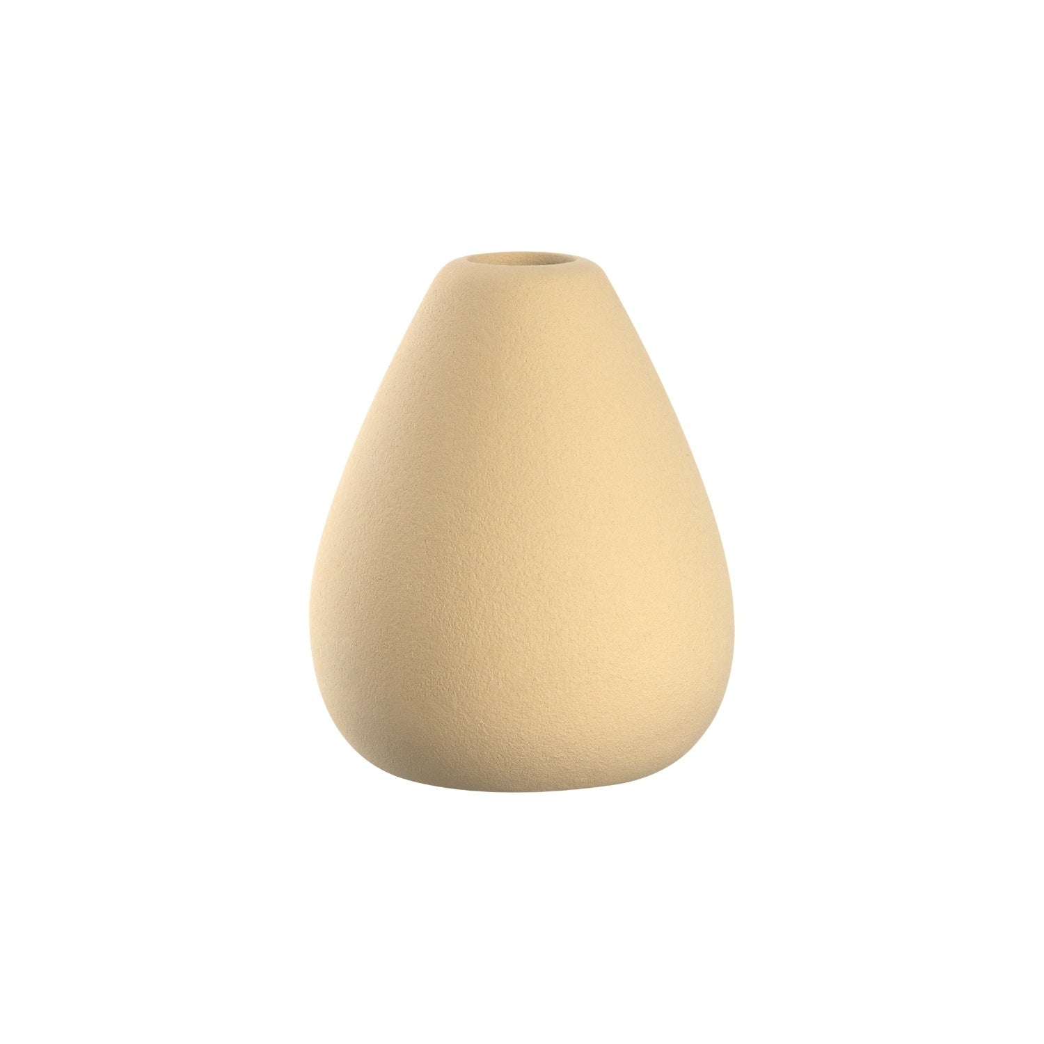 leonardo-luminosa-vase-c-ramique-10-cm-jaune-mat image 1