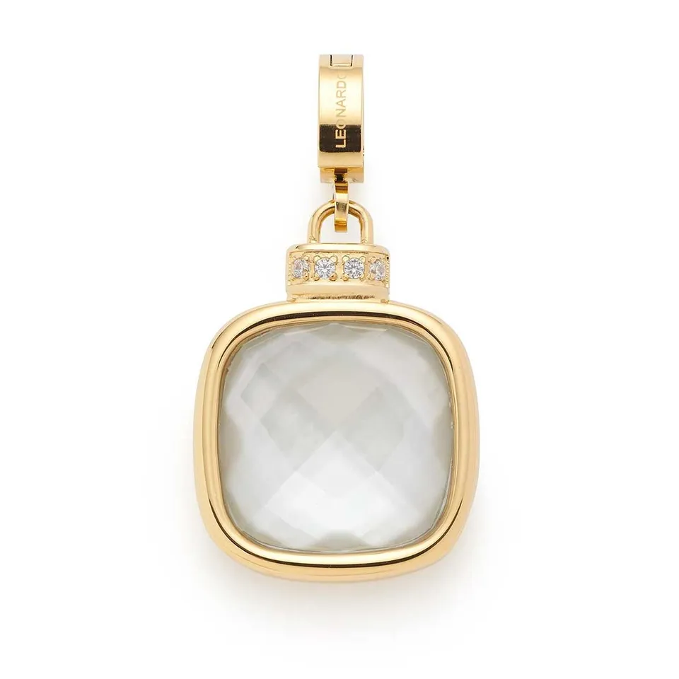 leonardo-virginia-clip-mix-pendentif-dor-nacre-carr-e image 1