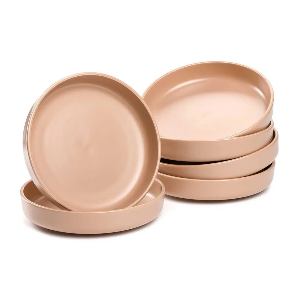 leonardo-roma-assiette-creuse-abricot-20-cm-lot-6 image 1