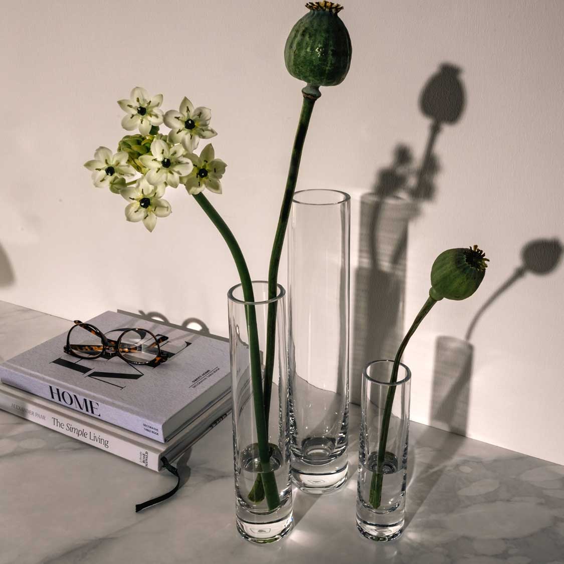 leonardo-novara-vase-soliflore-30-cm-verre-conique image 4