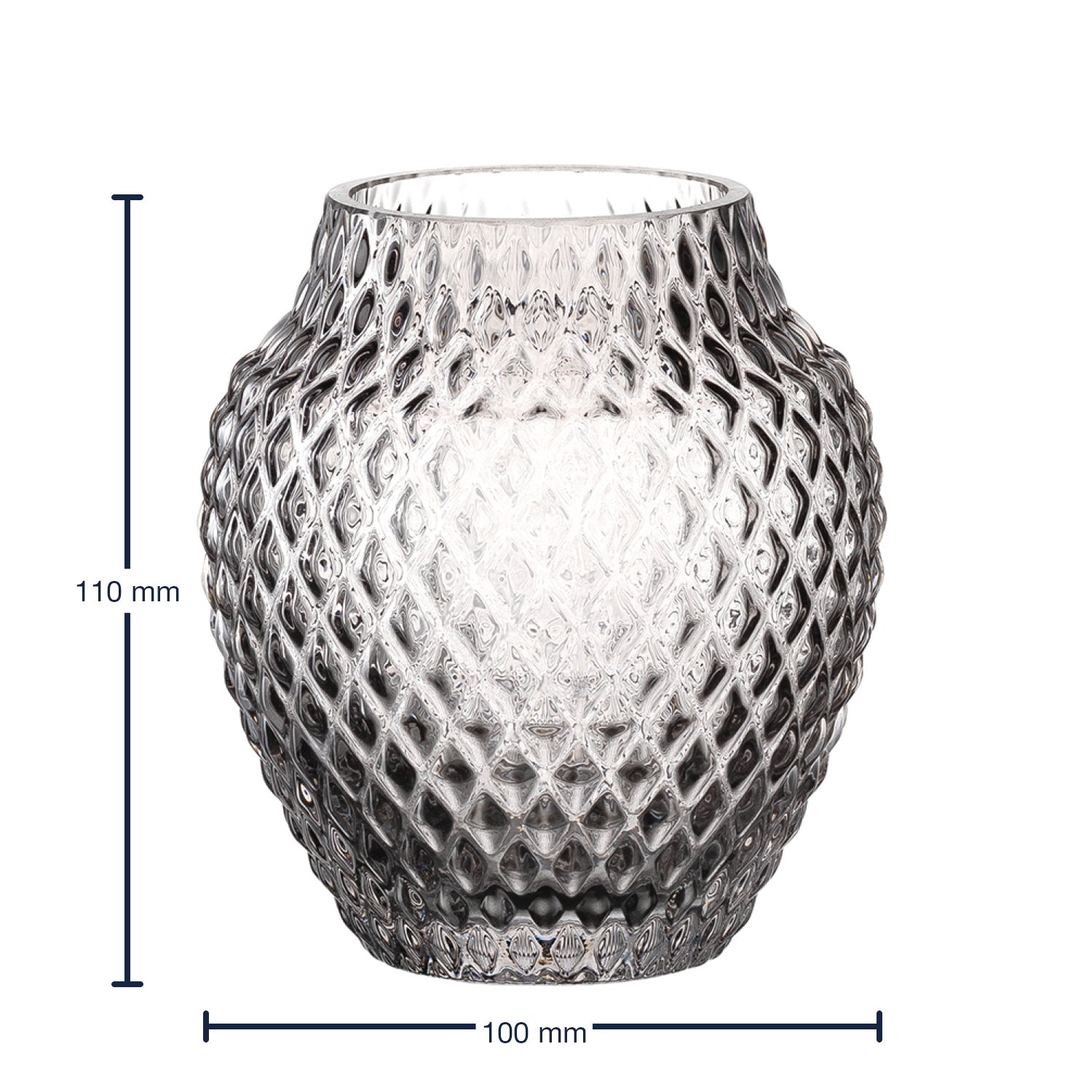 leonardo-poesia-vase-table-gris-11-cm-c-ramique image 2