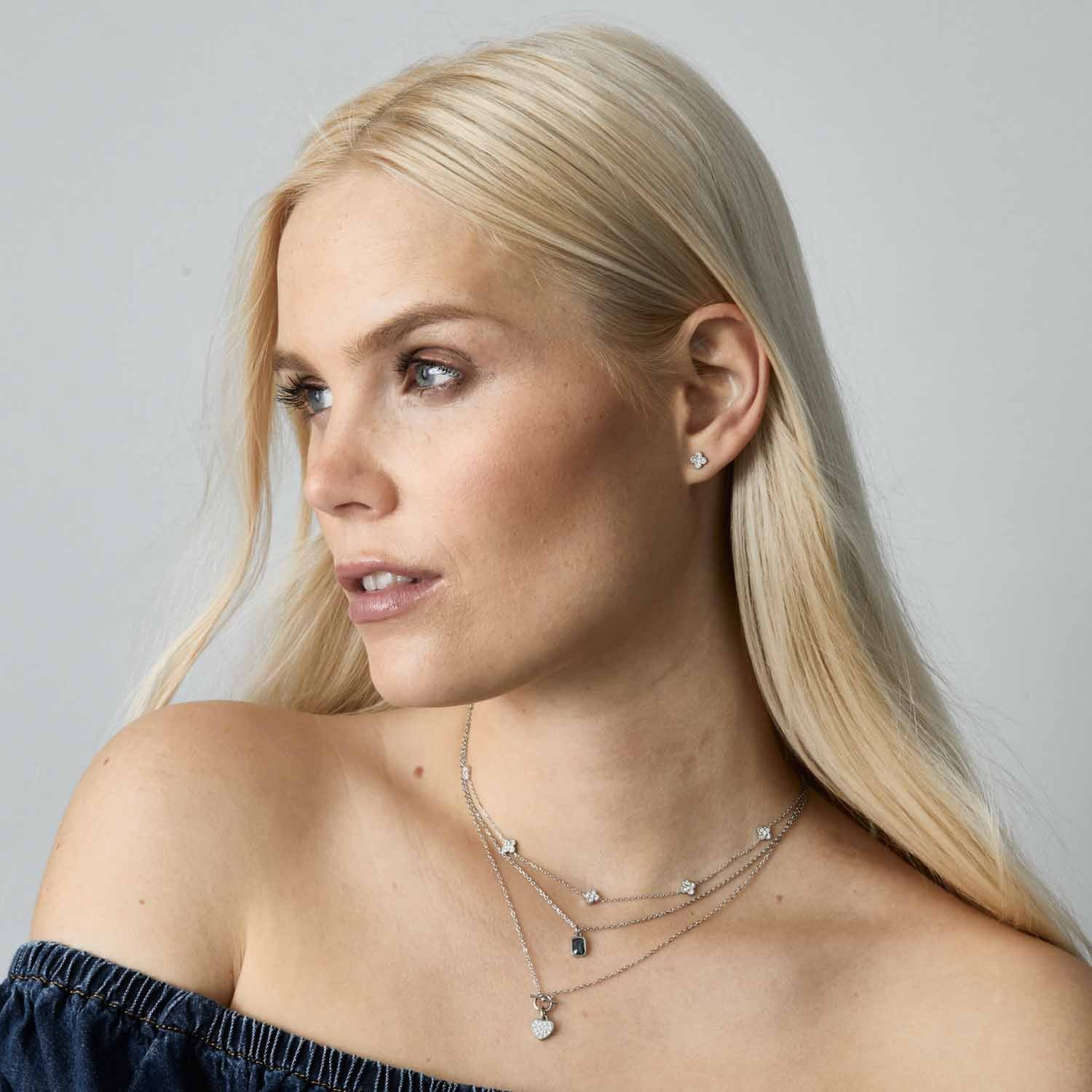 leonardo-noemi-42-cm-collier-coeur-zirconia image 2