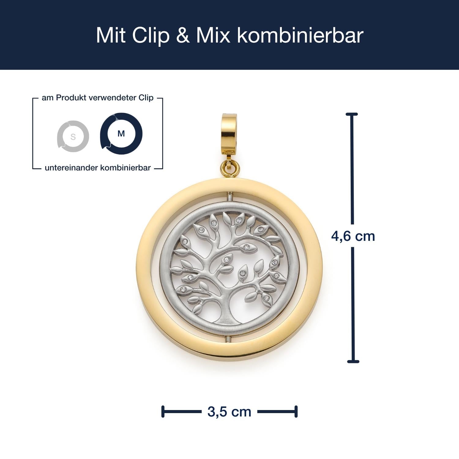 leonardo-clip-mix-trix-pendentif-rotatif-dor-35-mm image 4