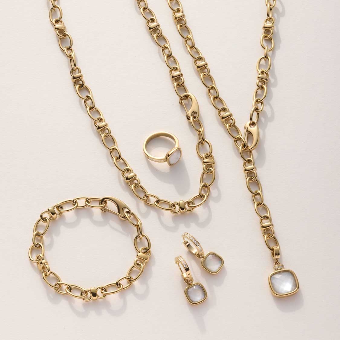 leonardo-virginia-bracelet-dor-maillons-ovales image 6