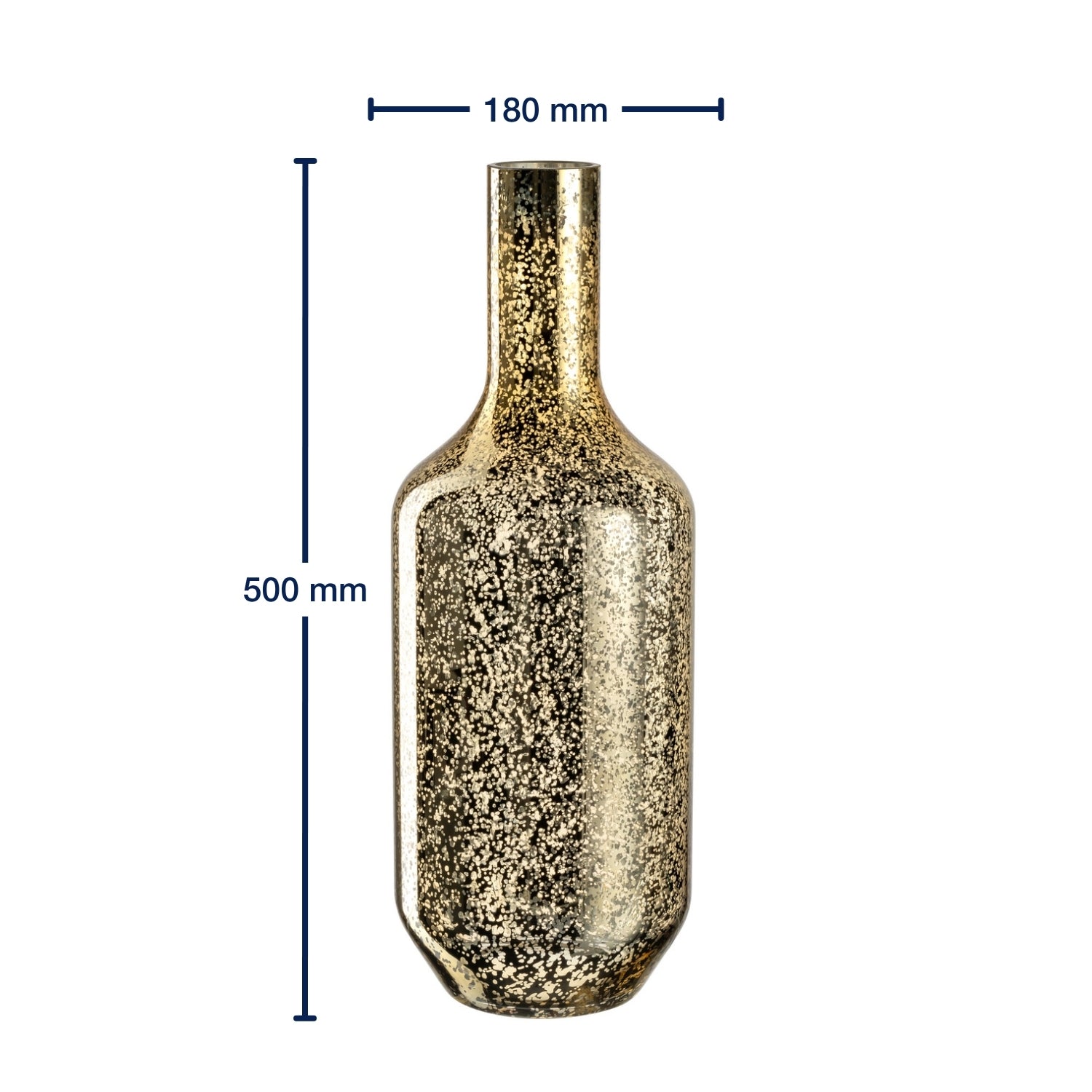 leonardo-milano-vase-50-cm-dor-mouchet-or image 3