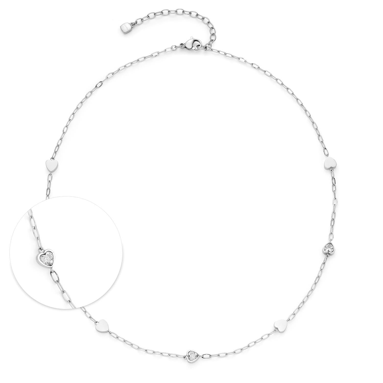leonardo-christie-42-cm-ciao-collier-c-ur-argent image 1