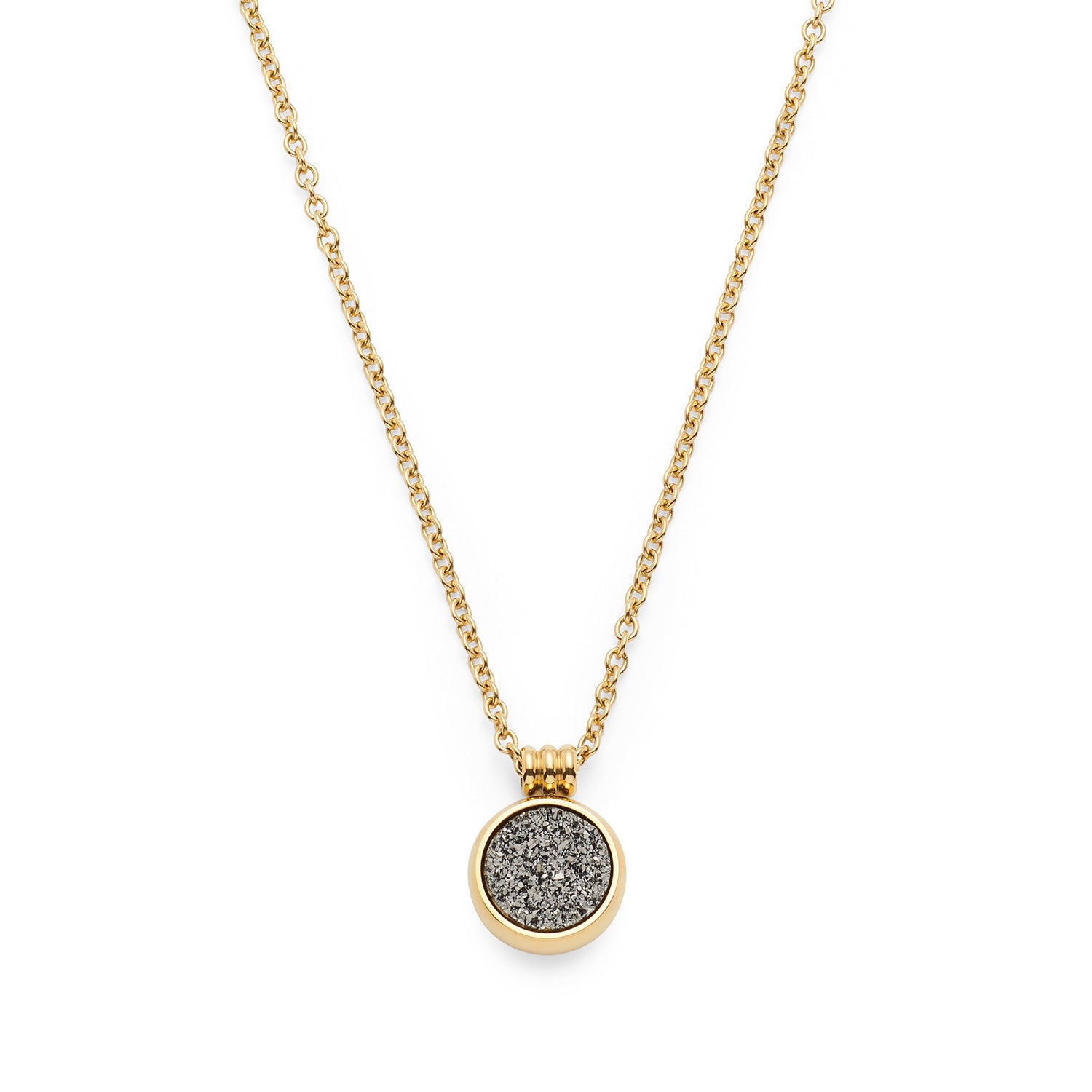 leonardo-odelle-45-cm-collier-dor-agate-ronde image 3