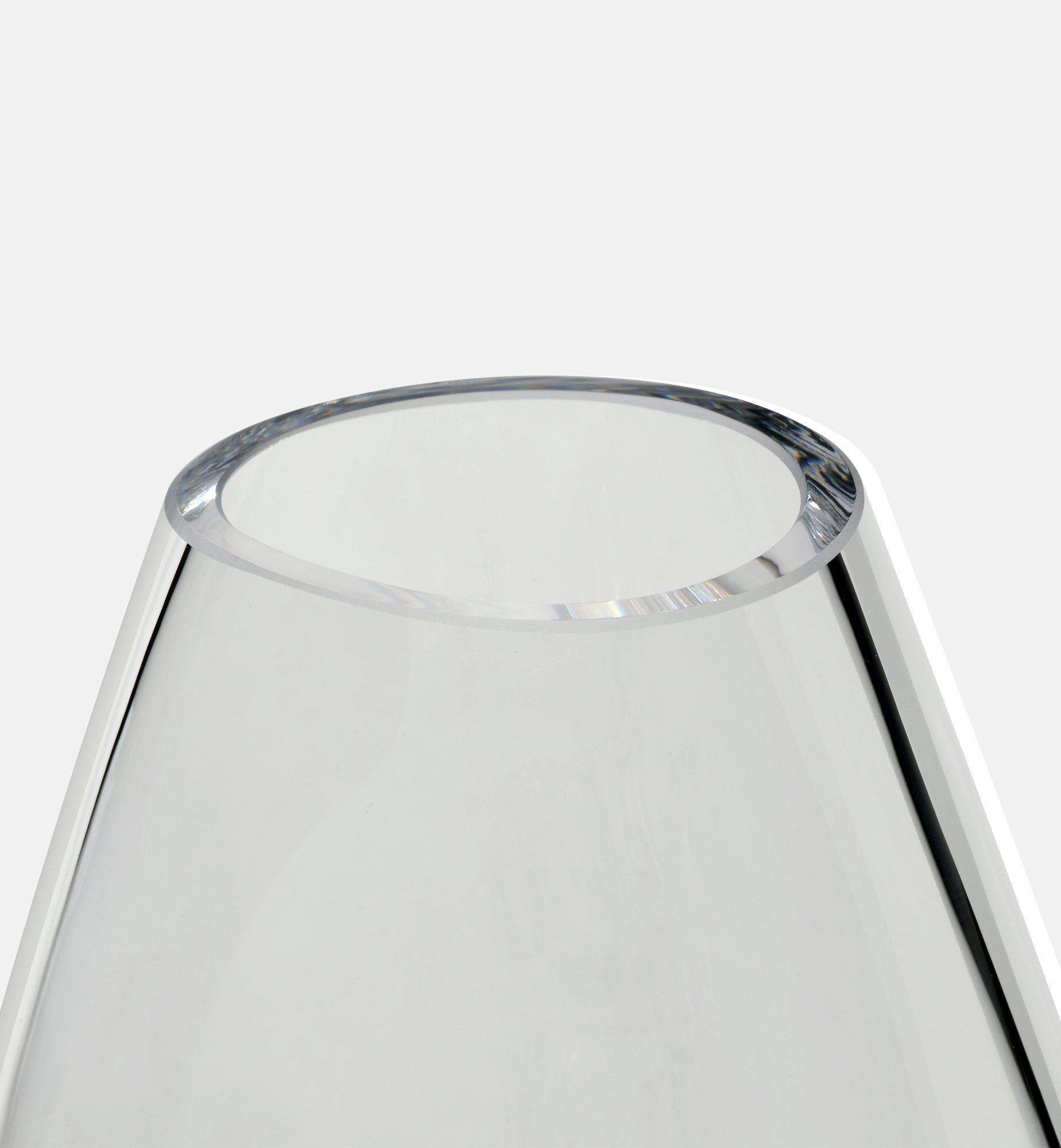 krosno-flow-vase-verre-transparent-28-cm-cristal image 3