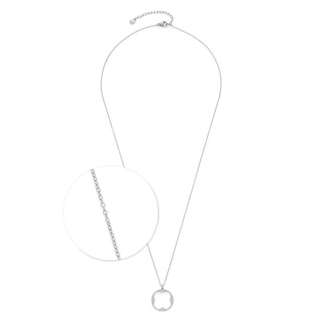 leonardo-campagnola-ciao-collier-argent-60-cm-tr-fle-zirconia image 1