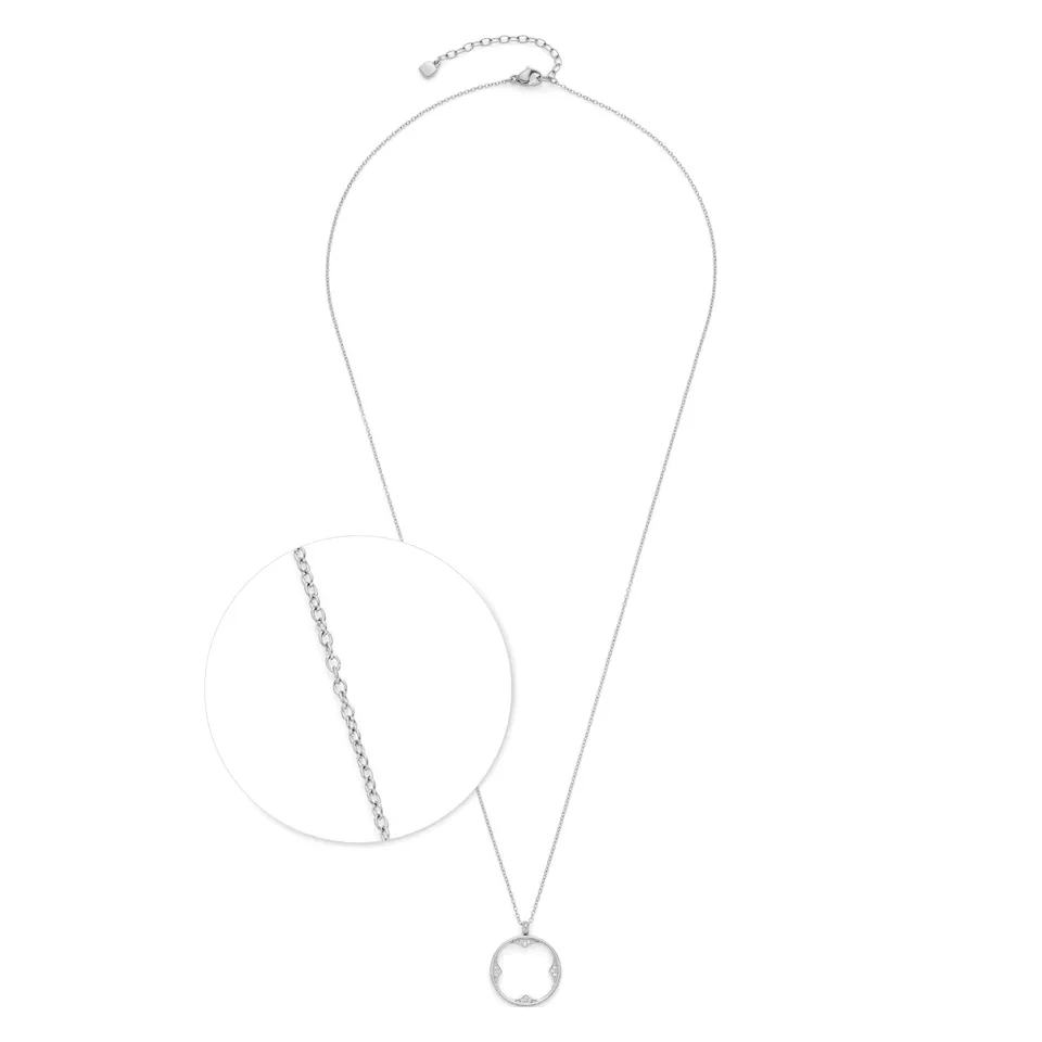 leonardo-campagnola-ciao-collier-argent-60-cm-tr-fle-zirconia image 1