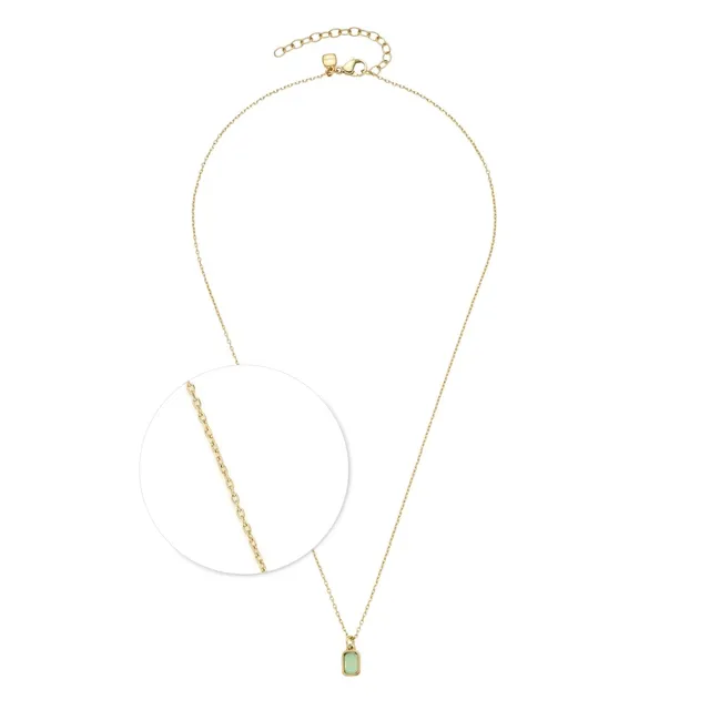 leonardo-ciao-sofia-42-cm-collier-vert-menthe-cristal image 1