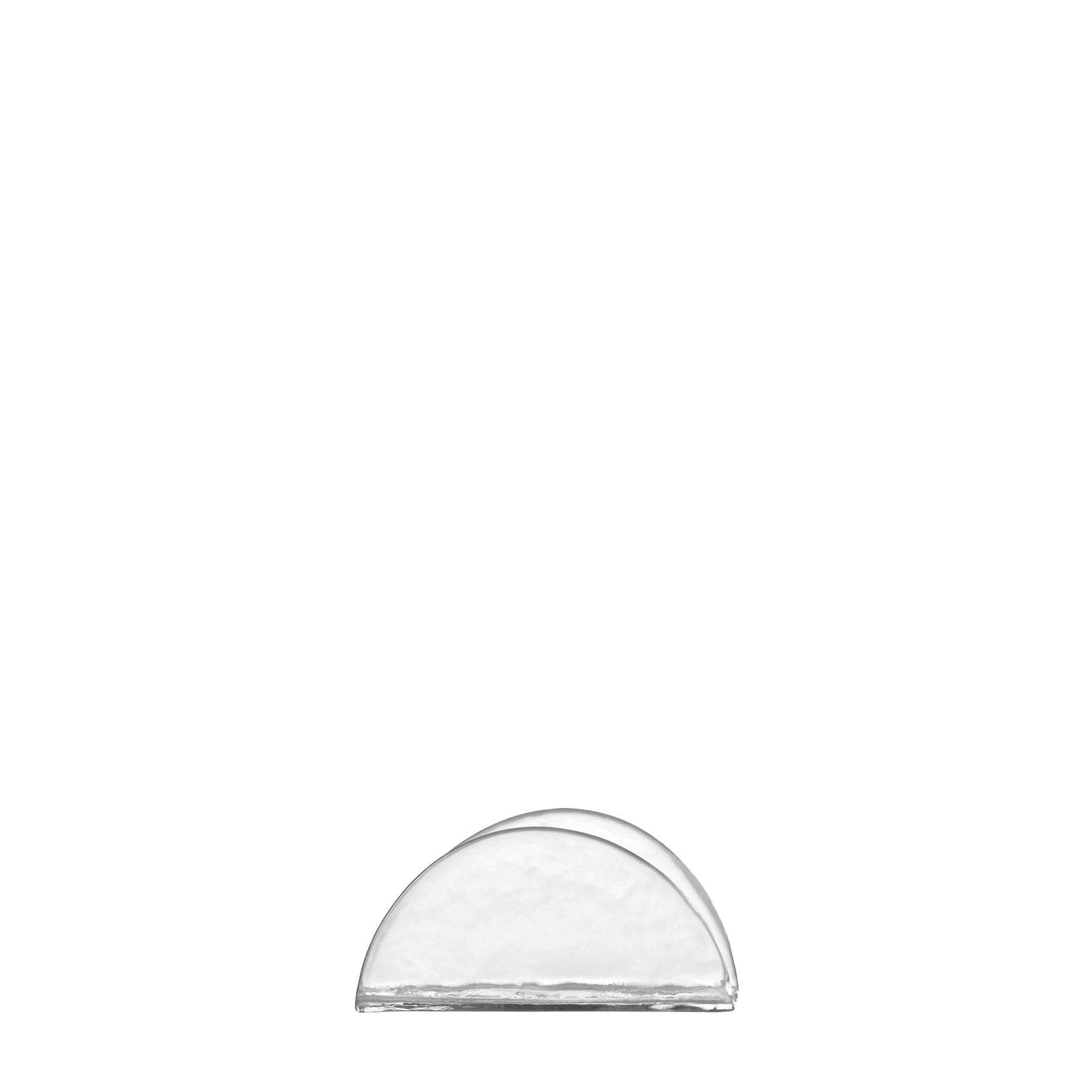 leonardo-ciao-porte-serviettes-verre-transparent-fait-main image 1