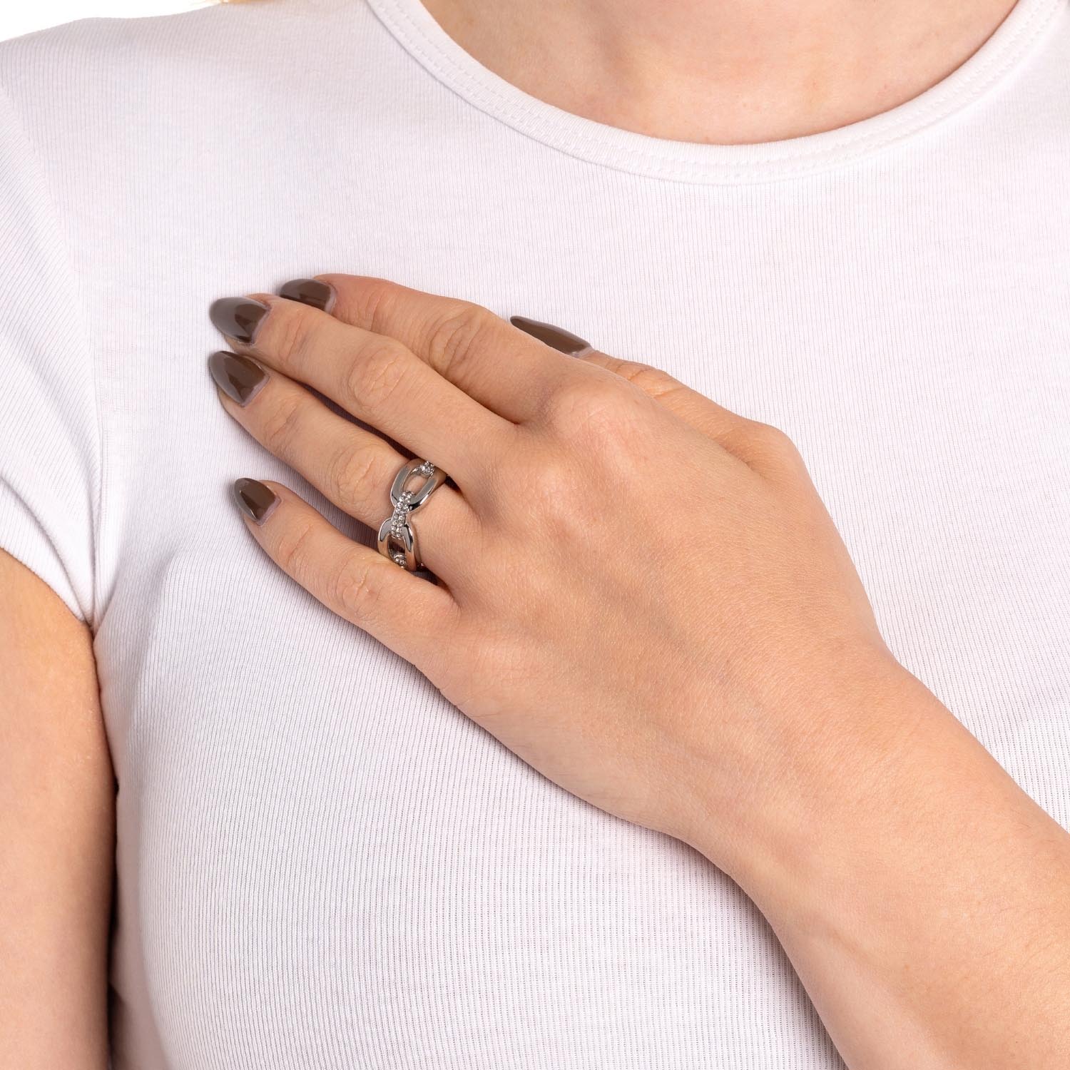 leonardo-belle-bague-taille-19-acier-zirconia image 3